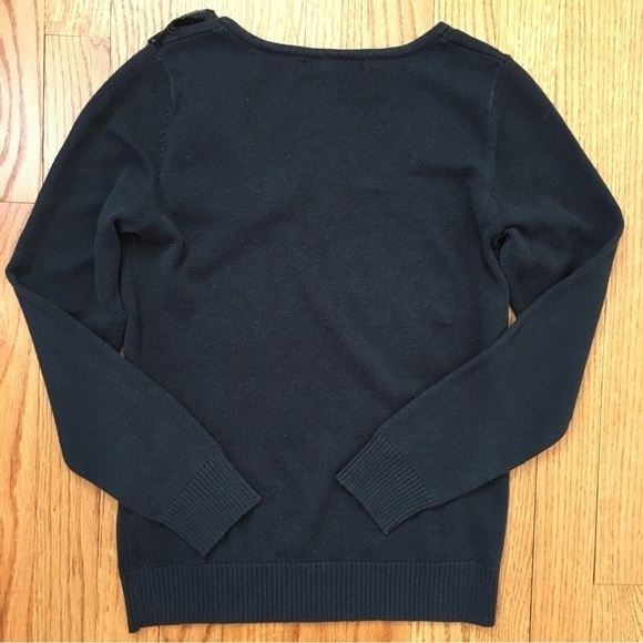 Vintage 90's Black Square Neck Sweater - Picture 10 of 15